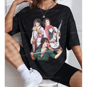 Retro Jonas Brothers Classic Tshirt-five Albums One Night Shirt -vintage Band Sh